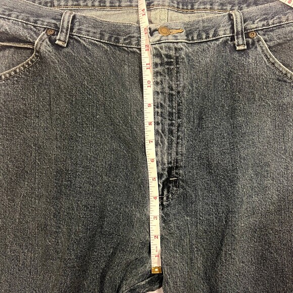 Wrangler Faded Black Mens Regular Fit Straight Leg Jeans Size 42/30 - Picture 9 of 12